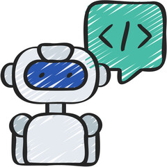Robot Programmer Icon