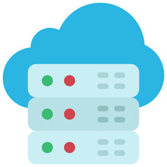 Cloud Servers Icon