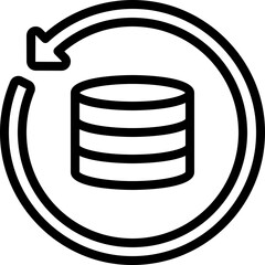 Restore Backup Data Icon