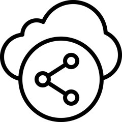 Share Cloud Icon