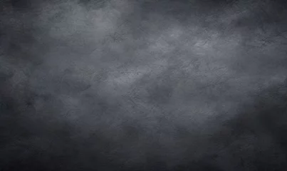 Fotobehang black gloomy sky, grunge texture, dark gray clouds background, horror scary theme poster backdrop design, Generative AI © Yash