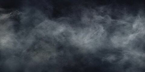gray grunge smoke texture,  dark sky,  black night cloud, horror theme background, Generative AI - obrazy, fototapety, plakaty