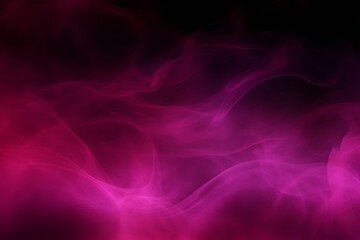 Pink neon smoke Halloween horror background, dark black scary wallpaper for poster design, Generative AI