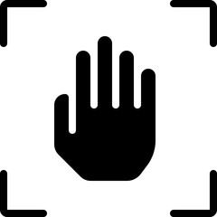 Obraz premium Scan Hand Icon