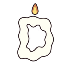 Halloween candle font