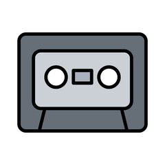 Obraz premium Tape cassette icon