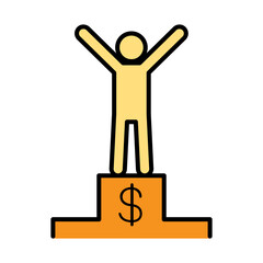 Business success icon