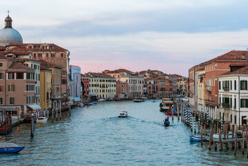 Golden Hour Romance: A Venice Skyline at Dusk