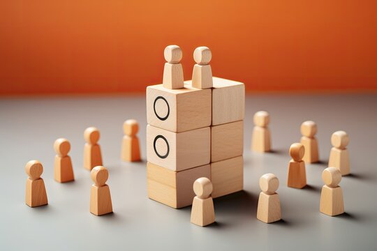 A wooden block with a magnet is drawing people s attention with its marketing strategy