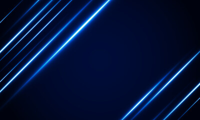 Abstract High speed Arrow Light fire blue out technology background Hitech communication concept innovation background.