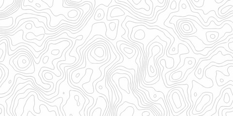 Abstract lines background. Contour maps. Vector illustration, Topo contour map on white background, Topographic contour lines. Background lines Topographic map. Geographic mountain map pattern texture