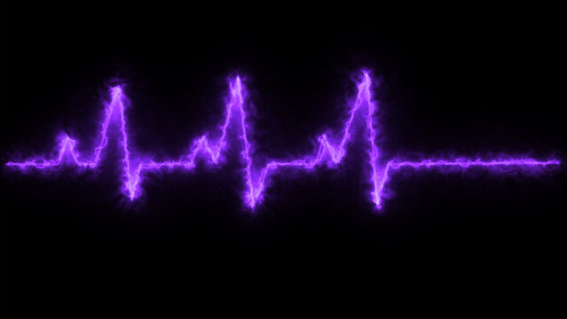 ECG health medical monitor abstract saber heartbeat .