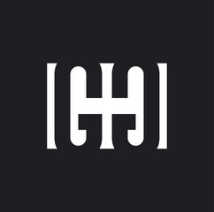 GG typography monogram. G company icon.