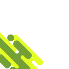 abstract dynamic corner shape
