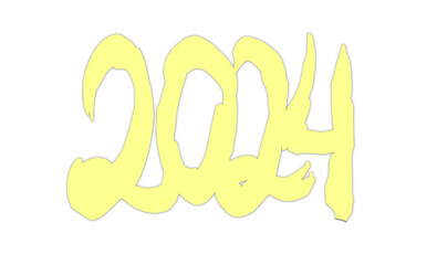 New year 2024 text
