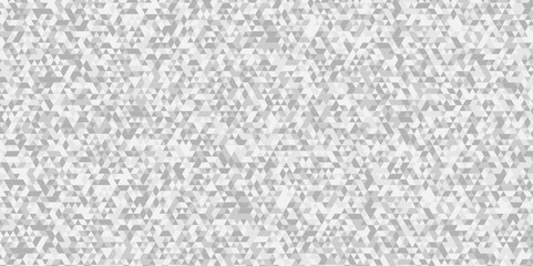 Abstract geomatics pattern small stripes triangle square gray and white background. Abstract geometric pattern gray and white Polygon Mosaic triangle Background, business and corporate background.