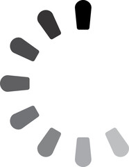 loading icon design rotating flat vector 