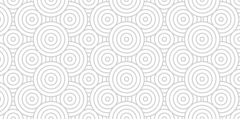 Fototapeta premium Seamless pattern soft white ang gray circles script abstract pattern. Seamless overlapping cloth and fabric pattern waves. abstract pattern with waves white and gray geometric retro background.