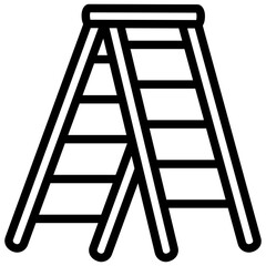Stepladder Outline Icon