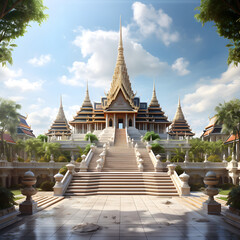 Fototapeta premium temple in imagination