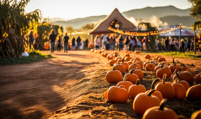 Pumpkin Patch Farm Transforms into Autumn Festival Marketplace