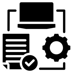 Process Request Glyph Icon