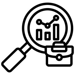Job Analysis Outline Icon