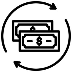 Transaction Outline Icon