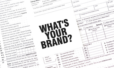 WHAT's your brand on white sticker and documents