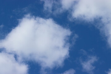 Blue sky with white clouds
