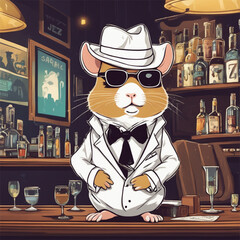 hamster mafia in the jazz bar
