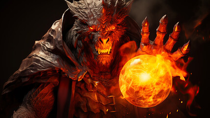 Dragonborn Sorcerer / Warlock Portrait