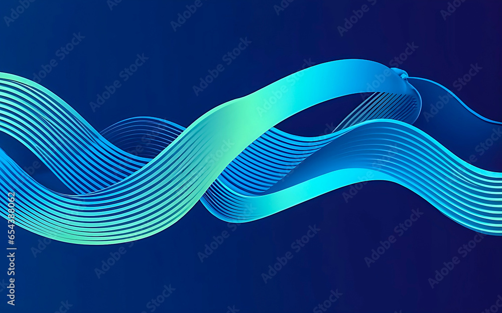 Fototapete 3D abstract  abstract pattern backdrop shade of cool lighting dark contrast computer graphics generative ai for wallpaper