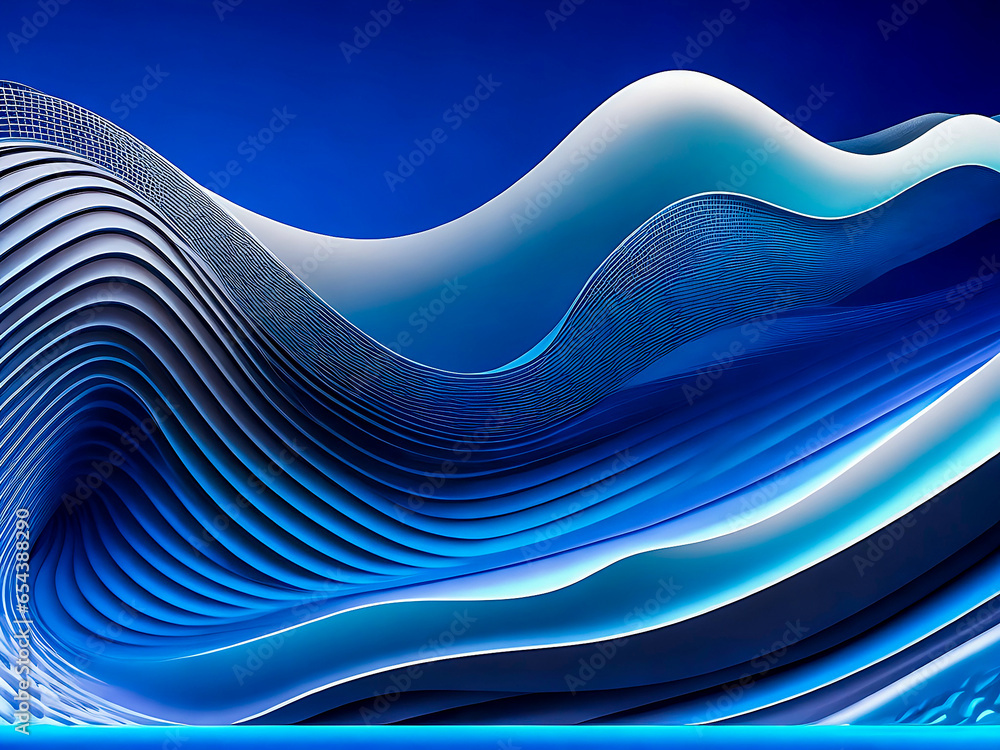 Fototapete 3d abstract abstract pattern backdrop shade of cool lighting dark contrast computer graphics generat