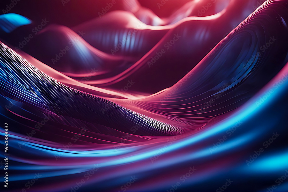 Fototapete 3D abstract  abstract pattern backdrop shade of cool lighting dark contrast computer graphics generative ai for wallpaper