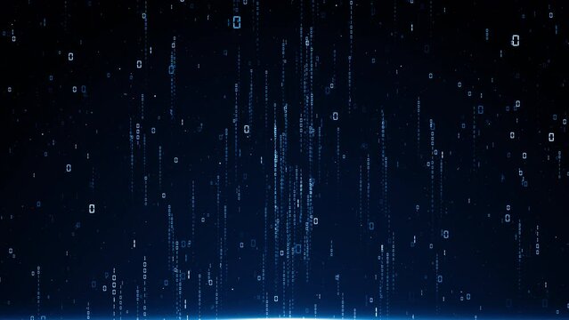 Business corporate abstract particles digital technology clean presentation broadcast background loop
