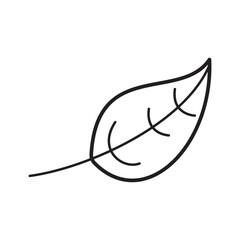 SIMPLE FLAT LEAF ICON