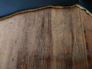 old wood texture with foam tear