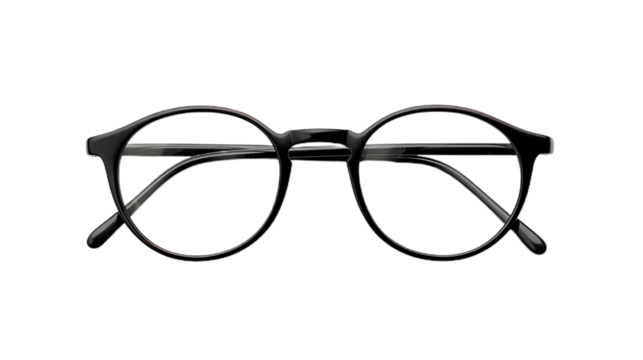 glasses. Isolated on Transparent background.