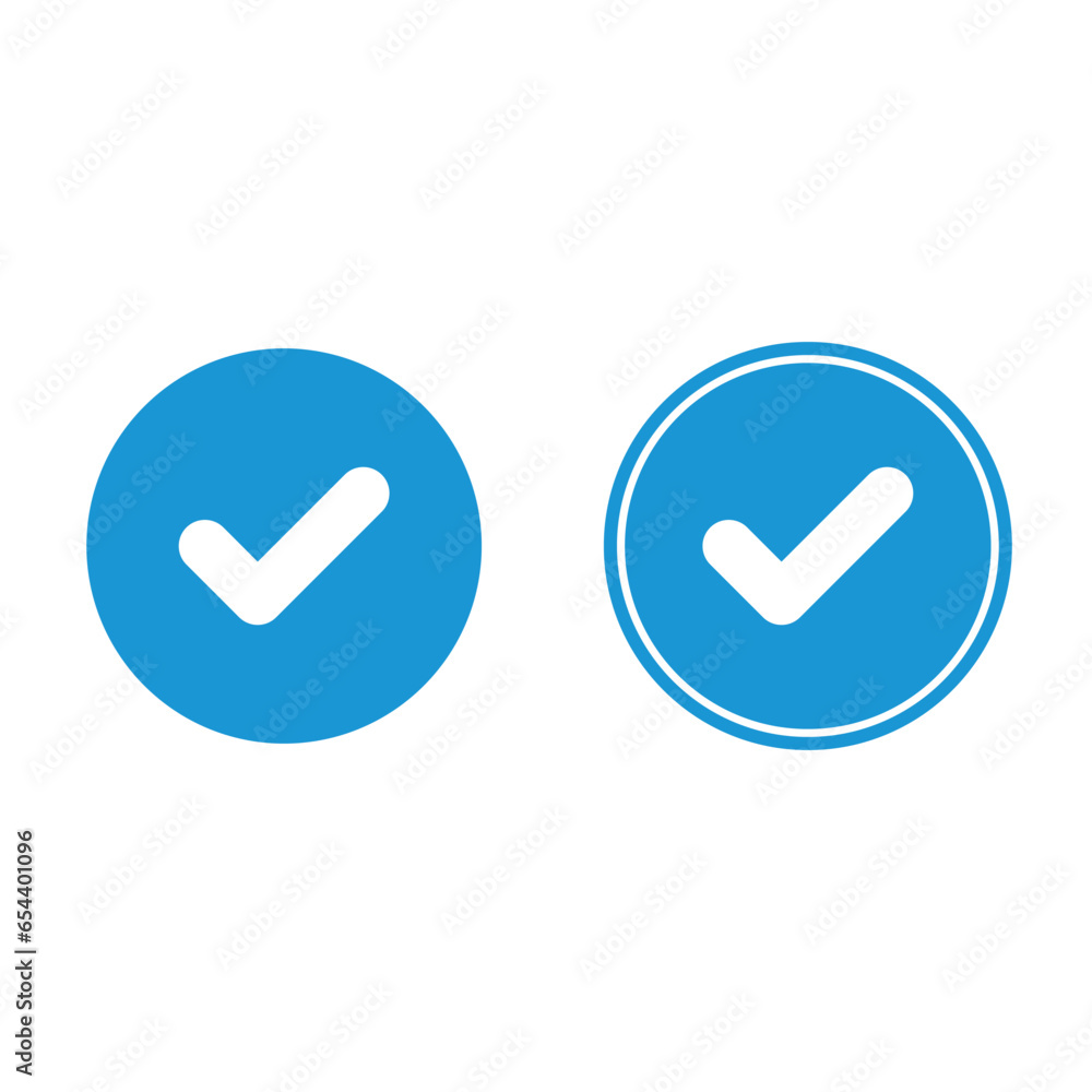 Poster set of vector badges and labels with check mark icons. approved and certified icon. check mark symbo