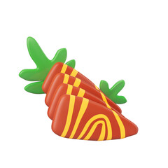 Food and Drinks 3D Illustration