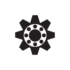 SINGLE GEAR GRAPHIC ICON