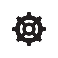 SINGLE GEAR GRAPHIC ICON