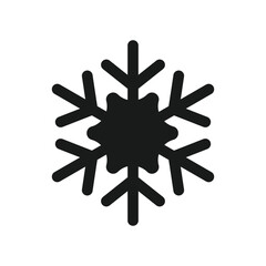 Winter snowflake vector icon. Snow flat sign design. Snowflake linear icon. Snowflake symbol pictogram. Crystal snow UX UI icon