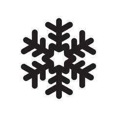 Winter snowflake vector icon. Snow flat sign design. Snowflake linear icon. Snowflake symbol pictogram. Crystal snow UX UI icon