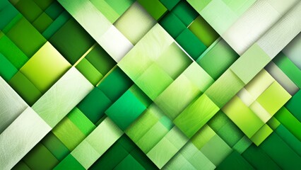 abstract green background with triangles