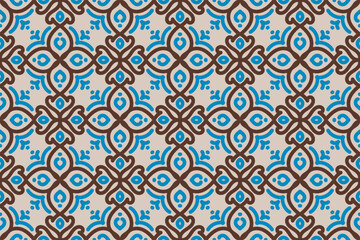 oriental pattern. classic background with Arabic ornaments. Pattern, background and wallpaper for your design. Textile ornament. Vector illustration.