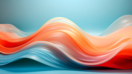 Abstract mountains background with soft pastel colors