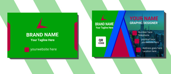 Business card design template