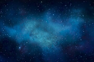 Naklejka premium Starry Night: A Celestial Symphony of Stars, Nebulae, and Galaxies in the Vast Universe